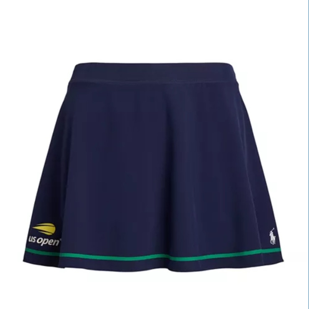 Polo by Ralph Lauren Women's Navy Skirt with Green Trim
